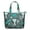 Blue-green-21, variant on Large Capacity Sports Tote Bag for Women with Zipper Closure, Baseball Print Travel Bag for Gym & Weekender