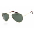 thumbnail image 1 of Polaroid Core PLD 6012/N/NEW 0PEF UC Unisex Gold Green Sunglasses, 1 of 1