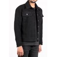 thumbnail image 4 of Men Black Suede Vintage Leather Jacket, 4 of 5