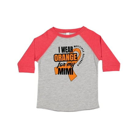 

Inktastic I Wear Orange for My Mimi Multiple Sclerosis Awareness Gift Toddler Boy or Toddler Girl T-Shirt