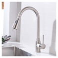 thumbnail image 4 of Kitchen Faucets Silver Single Handle Pull Out Kitchen Tap Single Hole Handle Swivel 360 Degree Water Mixer Tap Mixer Tap ,Effortless Installation, 4 of 7
