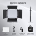 thumbnail image 2 of Paquete De Luces Led Rgb Neewer 660 Pro Con Soporte 2 Pz, 2 of 4