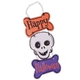 thumbnail image 2 of Happy Halloween Skull Head Papel Colgante Tablero licencia Letrero Embrujada Yotijar Decoración colgante del feliz Halloween, 2 of 6
