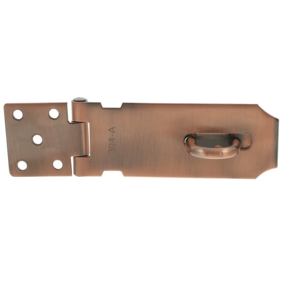 Padlock Clasp Hasp Door Hardware Stainless Steel Door Latch Plate Padlock Hasp Heavy Duty Security Lock for Gates Closets and Sheds