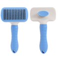 thumbnail image 1 of Cepillo para perros y gatos, cepillos para mascotas de pelo largo y corto, adecuado para depilación de mascotas grandes, medianas y pequeñas, depilación de mascotas con un solo clic - azul, 1 of 3