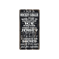 thumbnail image 1 of Hockey Goalie Wooden Sign Wall Decor, 1 of 1
