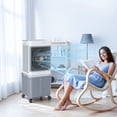 thumbnail image 5 of KTO 4-IN-1 Evaporative Air Cooler, 2500CFM Portable Swamp Cooler with 10GAL Detachable Water Tank, 3 Ice Packs, Indoor Outdoor Air Cooler for Garage Patio Room, 5 of 13