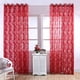 thumbnail image 2 of Cortinas Semi-sombreado Cortina de puerta corrediza de patio para sala de estar Ventana Puerta de pa Abanopi Rojo, 2 of 5