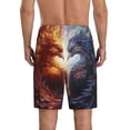 thumbnail image 6 of KLL Red And White Fire Bird for Men's 1-Pack Shorts,Sleep Pajama Shorts for Men Soft Pj Shorts Men's Pajama Bottoms Sleepwear -Small, 6 of 7
