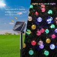 thumbnail image 5 of Guirlande Solaire Exterieure, 6.5M 30 LED Guirlande Lumineuse Boules Lampe Solaire 8 Modes Etanche Exterieu Décorative pour Soirée, Mariage, Jardin, Patio, Magasin, Maison, Multicolore, 5 of 5