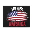 thumbnail image 5 of God Bless America On Black Background Canvas Wall Art for Home Decor Ready-to-Hang, 5 of 19