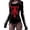 #01-Red, variant on Women's Hallowen Goth Skeleton Graphic Tee Shirt Long Sleeve Slim Fit Tops Halloween Gifts , L, Orange