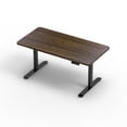 thumbnail image 3 of Kaya Desk - Black Frame - Walnut Tabletop 140x70cm | 55x28in, 3 of 10