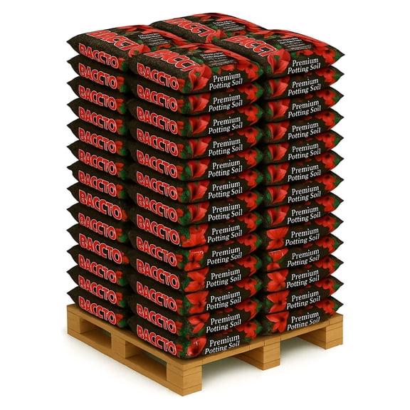 Michigan Peat Baccto All Purpose Premium Potting Soil w Perlite, 25 lb, 100 Pack