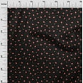 thumbnail image 2 of oneOone Georgette Viscose Fabric Dot & Chinese Hand Fan Fashion Printed Craft Fabric BTY 42 Inch Wide, 2 of 4