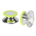 thumbnail image 7 of Uxcell Pot Lid Knob Handle Silicone and Stainless Steel Knobs Cookware Utensils Cover Replacement Green 2Pcs, 7 of 7