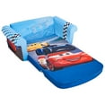 thumbnail image 6 of Marshmallow Furniture Kids 2-in-1 Flip Open Foam Compressed Sofa Bed, Cars, 6 of 7
