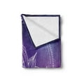thumbnail image 2 of Galaxy Mandala Soft Flannel Fleece Throw Blanket, Boho Style Lotus Flower Illustration on Space Background, Cozy Plush for Indoor and Outdoor Use, 60" x 80", Dark Purple Violet, by Ambesonne, 2 of 5