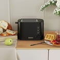 thumbnail image 7 of Anfilank 2-Slice Compact Toaster, 1.2" Wide Slots with Warming Rack, 6-Shade Settings, Black, 7 of 7