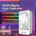thumbnail image 2 of WLED Digital Light Strip Controller WIFI DC5-24V Support WS2812 2811 SK6812 And Other RGB RGBW Light Strip 800, 2 of 5