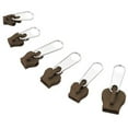 thumbnail image 4 of Replacement 6Pcs Zip Slider  Repair Kit Replacement Zipper Pull Kit for Bags Jackets Luggage Backpacks, 4 of 6