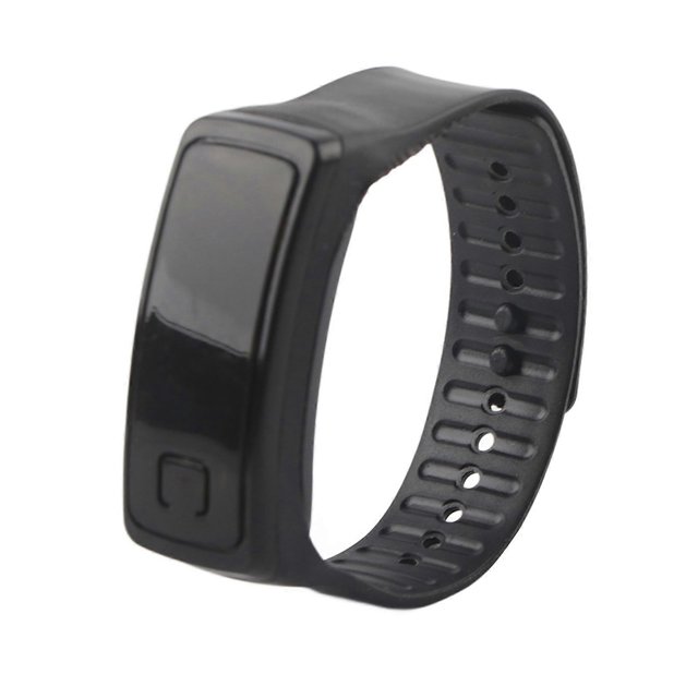 Montre de sport à LED avec bracelet en silicone, affichage numérique 12 heures, affichage électronique