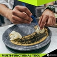 thumbnail image 5 of Cynamed 10” Kitchen Premium Tongs Tweezers Stainless Steel, Long with Precision Serrated Tips, 5 of 5