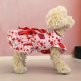 thumbnail image 5 of Walbest Pet Dress with Bow Decoration Pet Dress Comfortable Cat Dress with Charming Bow Decoration Cartoon Print Dog Princess Skirt Pet Supplies Charming Pet, 5 of 8