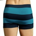 thumbnail image 4 of 6-Pack Men's Seamless Short Boxer Briefs Underwear, Awning Stripes Multi Color, 4 of 4