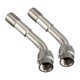 thumbnail image 1 of 2pcs Tyre Valve Extension Adaptor Motorcycle Car Tire Stem Extender 135 Degree, 1 of 4