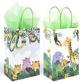 thumbnail image 1 of Bolsas de regalo para fiestas, paquete de 36 unidades, Jungle Safari, Woodland, con temática de animales, 1 of 9