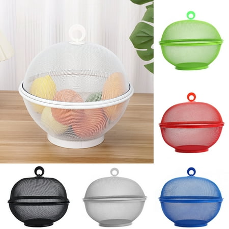 

Large Capacity Multifunctional Self-draining Metal Strainer with Base Stainless Steel Kitchen Pasta Fruit Vegetable Basket with Lid