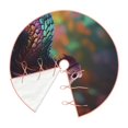 thumbnail image 3 of Salouo Rainbow Scales Fantasy Dragon Christmas Tree Skirt 36" Farmhouse Christmas Decorations Snowman Xmas Tree Skirt Tree Mat for Holiday Party Decor, 3 of 8