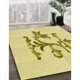 thumbnail image 2 of Ahgly Company Indoor Square Patterned Sun Yellow Area Rugs, 4' Square, 2 of 6