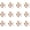 White, variant on Sliver Small Flower Hair Clips for Women, Cute Mini Little Sparkling Metal Flower Sweet Artificial Bangs Nonslip Hair Claw Clips Decorative (Sliver)