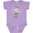 thumbnail image 3 of Inktastic Funny Christmas I'm the Boss Elf with Shoes and Hat Boys or Girls Baby Bodysuit, 3 of 5