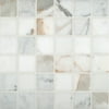 Calacatta Ivory 12 in. x 12 in. x 10 mm Polished Porcelain Mesh-Mounted Mosaic Tile (8 sq. ft. / case)