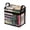 Black, variant on Ljxge Book Storage Bag Foldable Design Clear Plastic Bin With Handle For Organizing Supplies Home Dorm Travel Storage Box Black