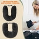 thumbnail image 4 of Travel Stuffable Neck Pillow Luggage Space-Saving Portable Refillable Neck Support Cushion Car Airplane Headrest Pillow, 4 of 5
