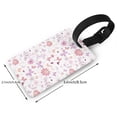 thumbnail image 2 of Sikiie Retro Floral Luggage Tags Privacy Cover ID Label Suitcase Tags Identifiers For School Bags,Suitcases, 2 of 7