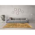 thumbnail image 3 of Ahgly Company Indoor Rectangle Abstract Brown Modern Area Rugs, 2' x 3', 3 of 4