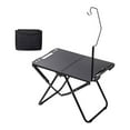 thumbnail image 3 of Mesa de camping plegable, mesa de playa práctica con soporte para luz, de picnic para cocinar con bolsa de transporte para montañismo y jardín., 3 of 8