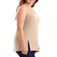 thumbnail image 5 of LIBRCLO Womens Tank Tops Plus Size Crew Neck Solid Shirts Fashion Summer Casual Loose Tank, 5 of 7
