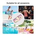 thumbnail image 5 of 2 Pack Wet Dry Bags,Cute Unicorn with Elegant Roses Waterproof Reusable Dual Zipper Bags for Swimwear, Gym Clothes, Toiletries, Baby Diapers, 5 of 8