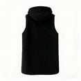 thumbnail image 5 of Long Vest For Women Sevevn Women's Fuzzy Fleece Vest Oversized Sleeveless Hooded Sherpa Jacket Casual Warm Outerwear, 5 of 8