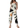 thumbnail image 6 of IYYVV Halloween Jumpsuits for Women Sleeveless Pumpkin Print Rompers Pant Adjustable Strap Baggy Overalls 2026 Complexion S, 6 of 7