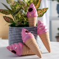 thumbnail image 4 of Pink Estacas de riego para plantas de helado, picos de agua para interiores, goteo automático, 4 Uds., 4 of 5