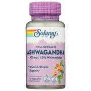 Solaray Ashwagandha 470 mg 60 Veg Caps