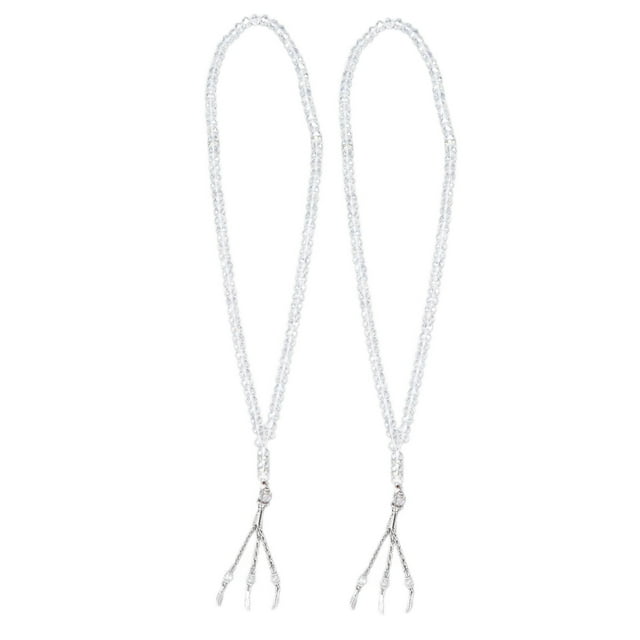 Prayer Beads2PCS Prayer Beads Transparent Religious Article Muslim Rosary Achieve More