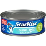 (4 pack) (4 Pack) StarKist Chunk Light Tuna in Water, 5 Ounce Can